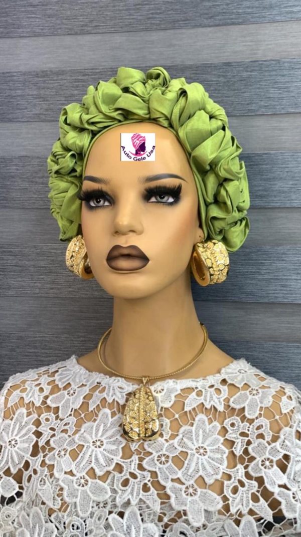 Fabric turban gele hat