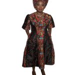 ankara short gown ready to wear