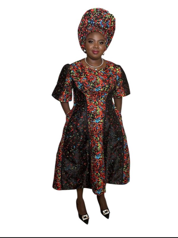 ankara short gown ready to wear