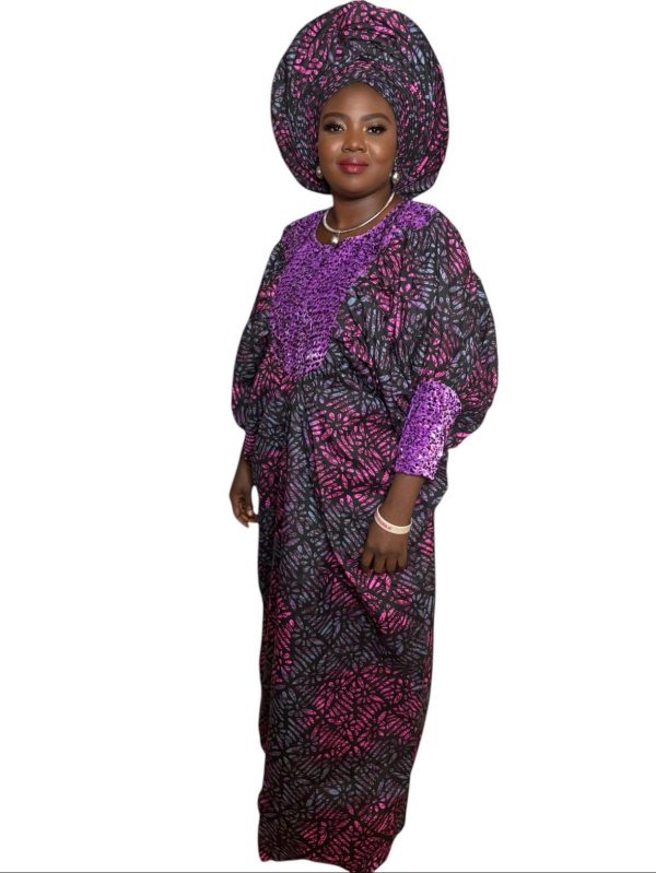 Ankara long dress ready to wear